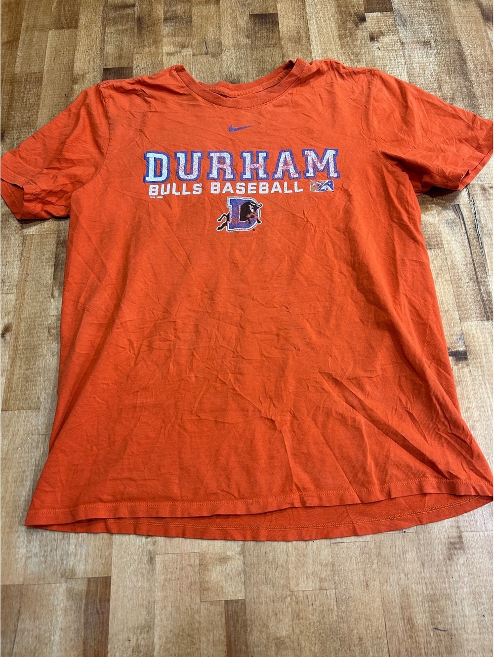 Nike Durham Bulls Baseball Orange T-Shirt